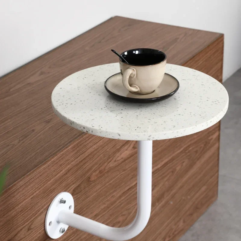 

Shop Relies on Wall Mount Decoration Small round Table Coffee Shop Wall Hanging Water Mill Tea Card Holder