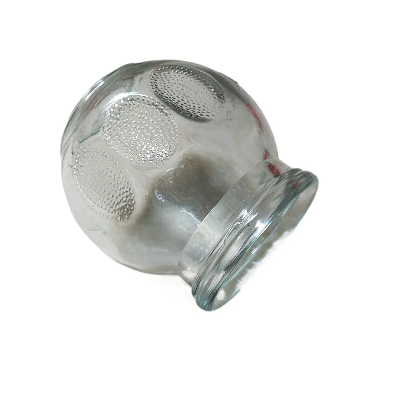 Explosion Proof Non Slip Glass  Set Fire Therapy Ceramic Device Alcohol Lamp Cotton Balls