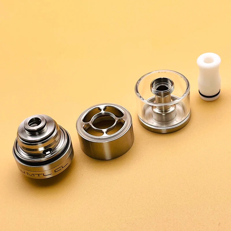 DSX Dvarw Single Coil Rebuildable Tank Atomizer, MTL CL RTA, Atomizador Vape com 11 Air Inserts, 2 ml, 3 ml, 5ml, 316ss, 22mm