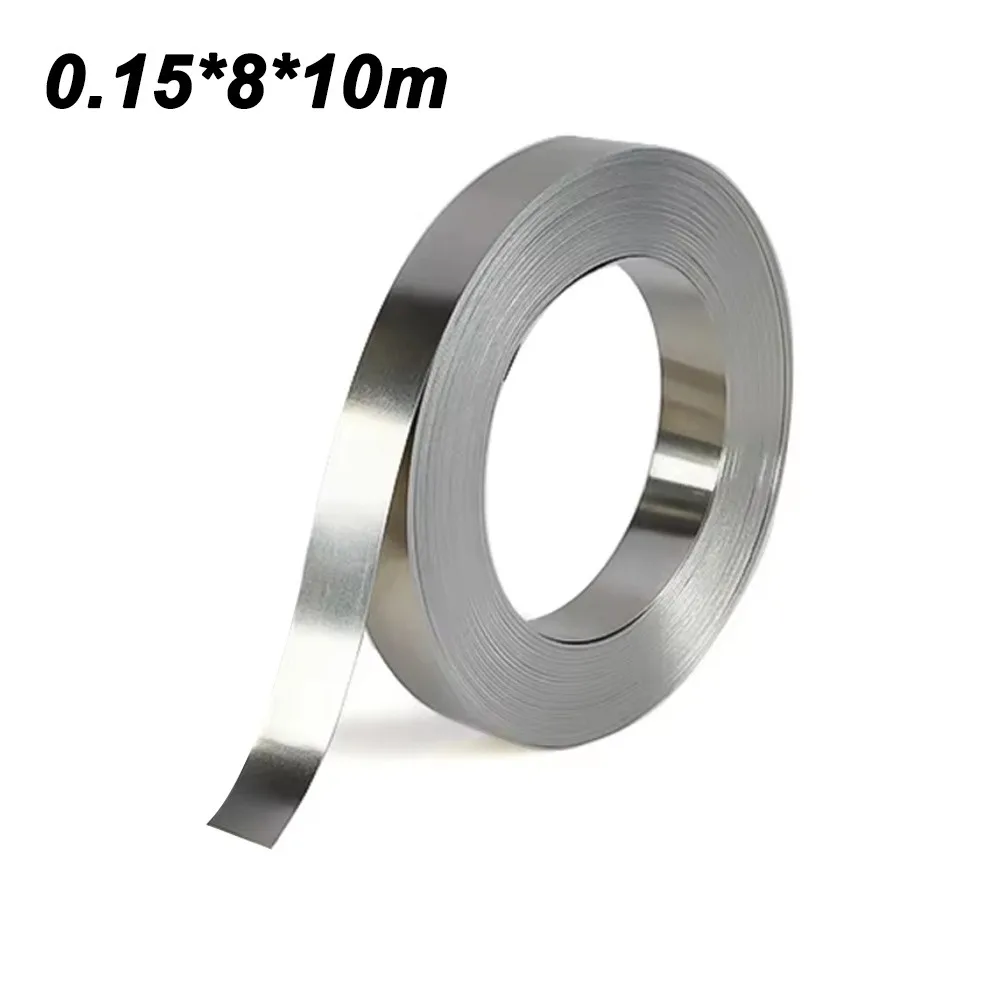 10M/Roll 0.1mm 0.12mm 0.15mm 0.2mm 0.3mm Thickness Nickel Plated Steel Strip 5mm 8mm 10mm Width Battery Welder