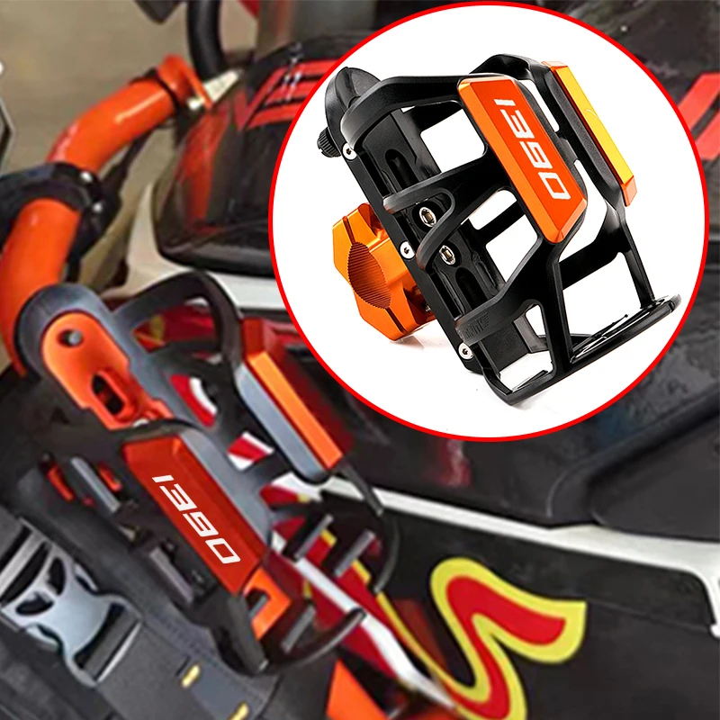 

Мотоциклетный держатель для бутылки с водой и напитками для KTM 1390 Super Adventure 1390 SUPER DUKE R 1390 DUKE ADV 2024 + аксессуары