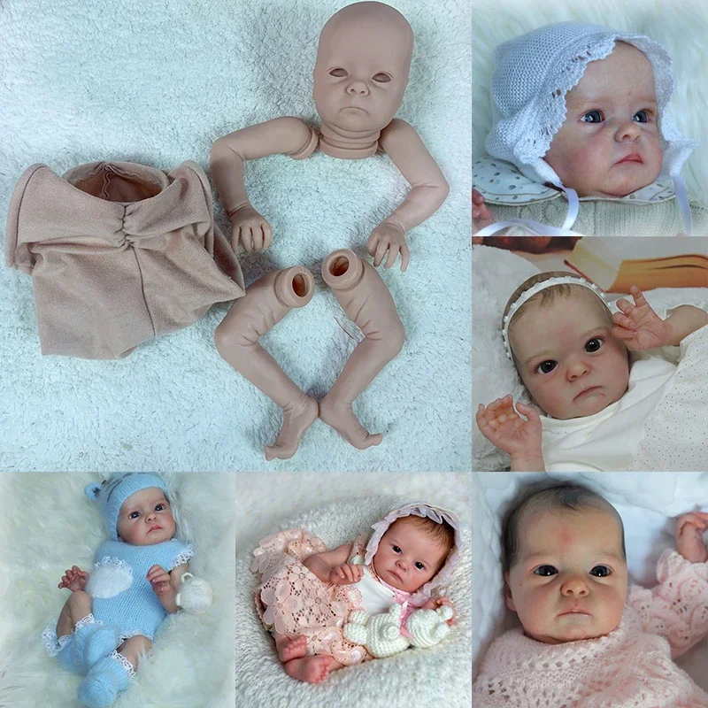 

16inch Tink Reborn Doll Kit Popular Lifelike Soft Touch Fresh Color with Body and Eyes Unpainted Unassembled Doll Parts