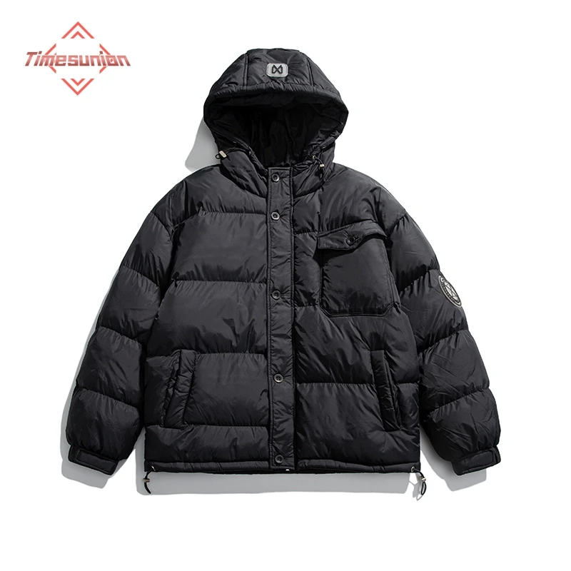 Couple's Parkas Soft and Skin-friendly Advanced Fabric Classic Lightweight Loose Windproof and Warm Men's Padded Jackets Women