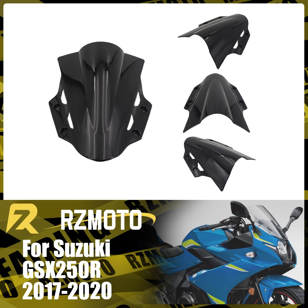 Motorcycle Equipments For Suzuki GSX250R 2017-2020 Windscreen Windshield Wind Deflectors Front Wind Glass GSX250R 17-20