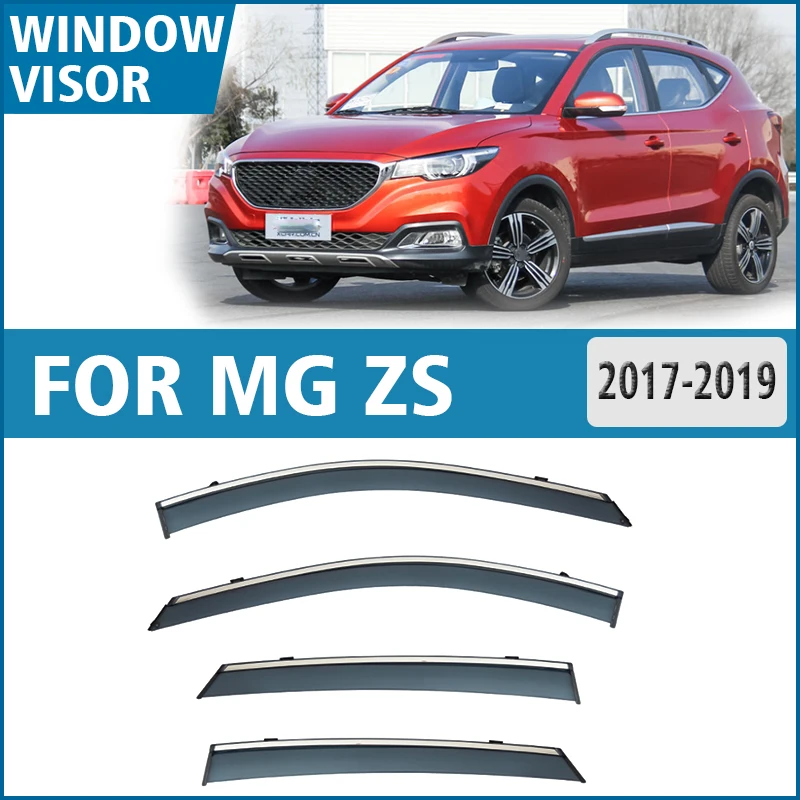 

Car Accessories 2017-2019 FOR MG ZS Window Visor Rain Guard Windows Rain Cover Deflector Awnings Trim Shield Vent Guard Shade