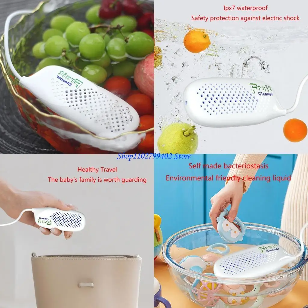 

547F Water Fruit Washer Automatic Washer Vegetable Fruits Cleaning Supplies Home