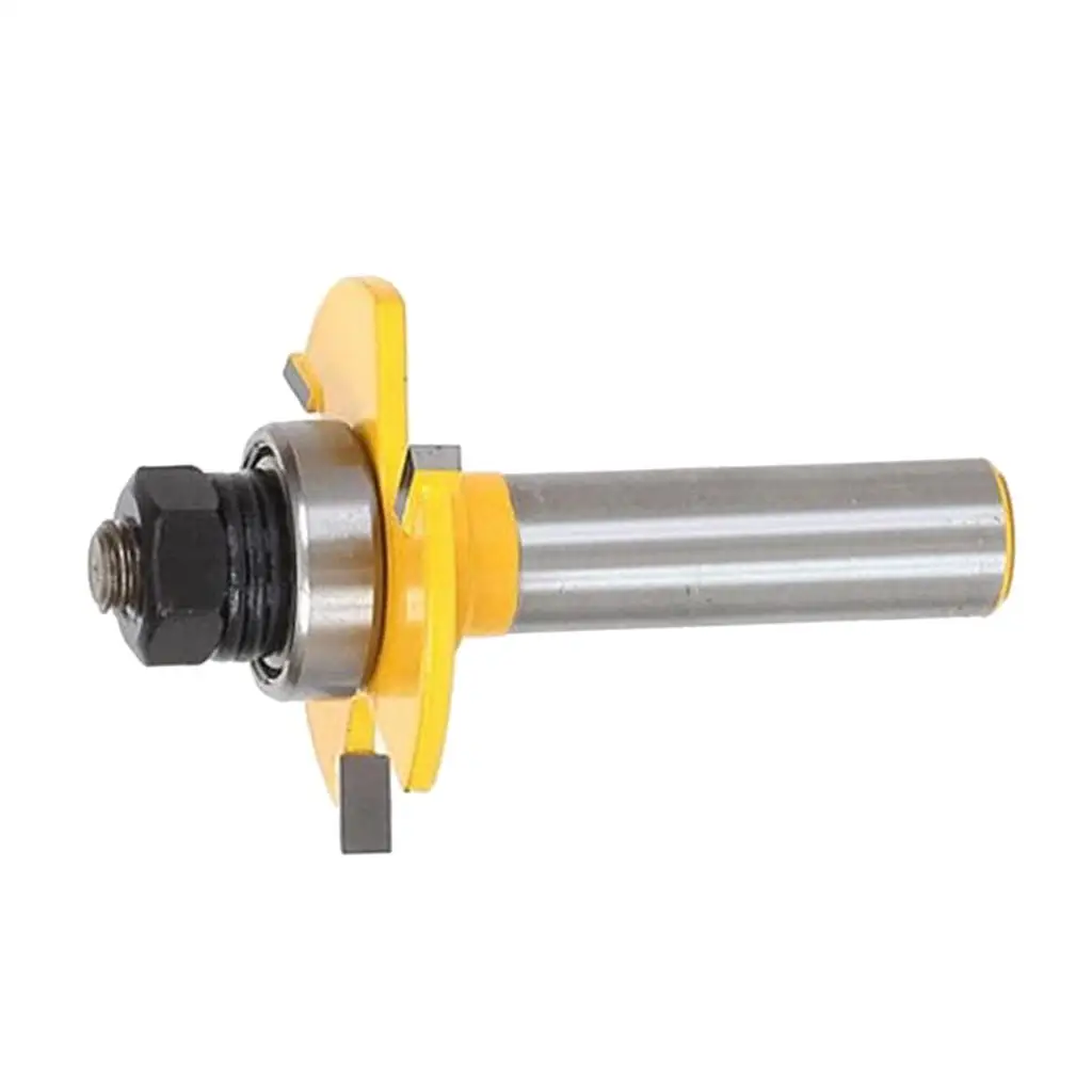 Biscuit Jointing Router Bits Carbide Wood Router Cutter Slot Milling Tool 1 2 Shank Router Bits for Woodworking Cabinet Frames