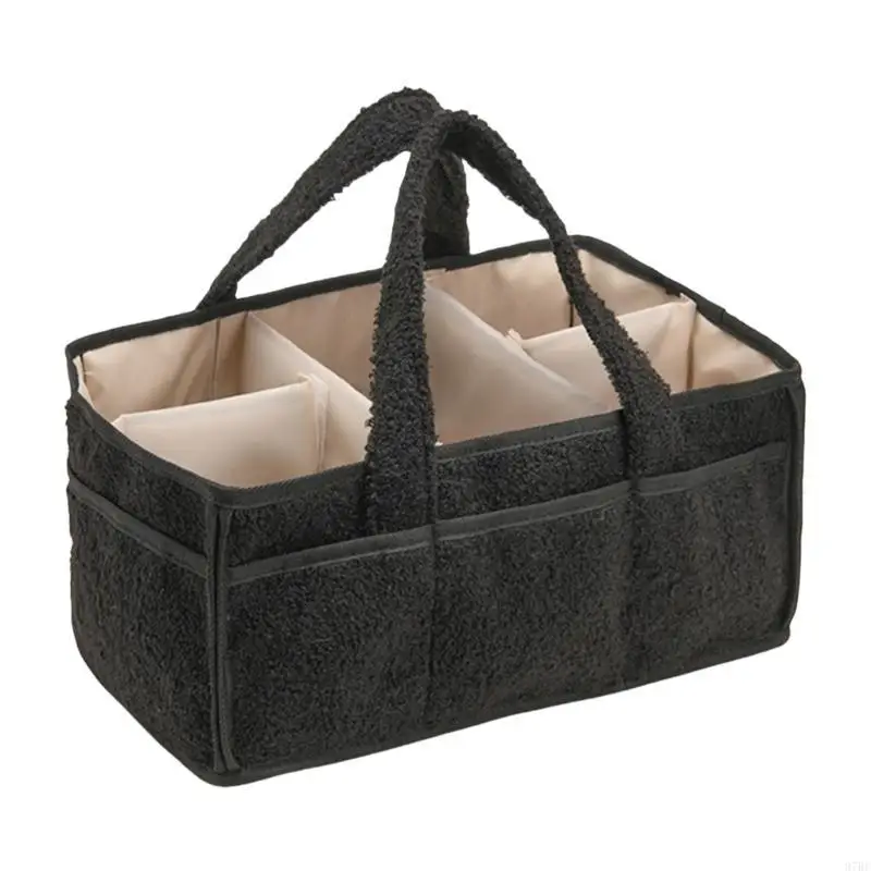 97BE Spacious Baby Diaper Case Portable Storage Bag Travel Organiser for Nursery Organization Daily Travel Convenience