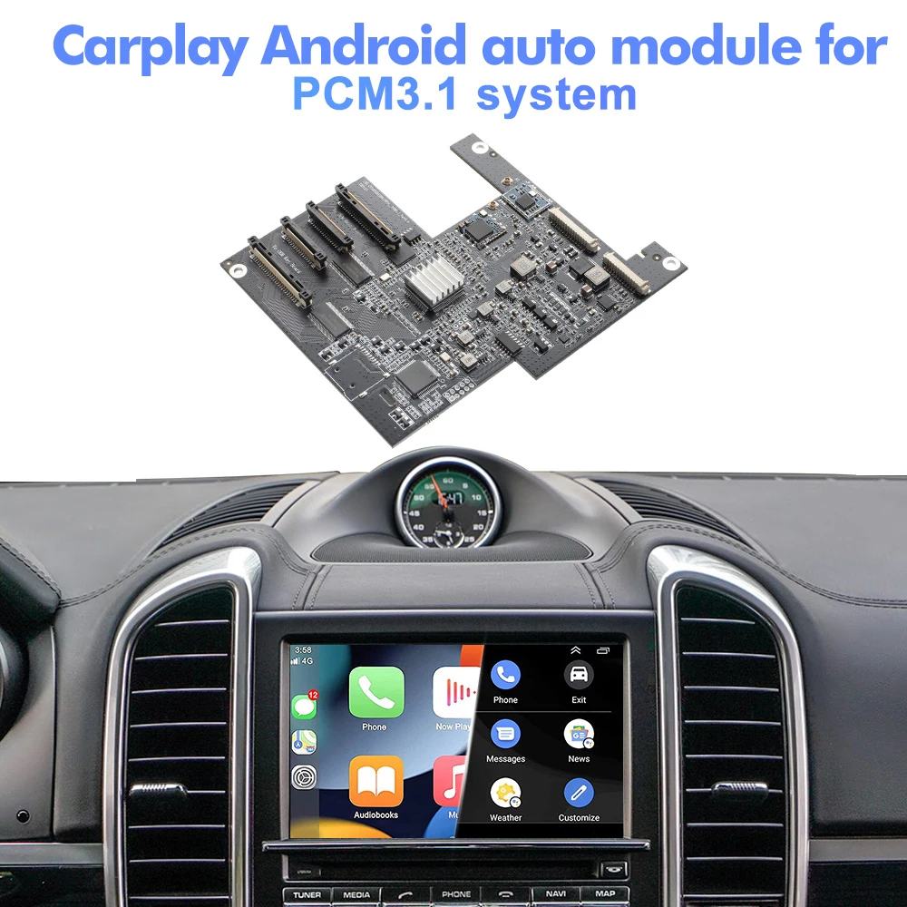 

Wireless Apple Carplay Module Box For Porsche Panamera Cayenne Macan Cayman Boxster 911 718 PCM 3.1 Android Auto Airplay