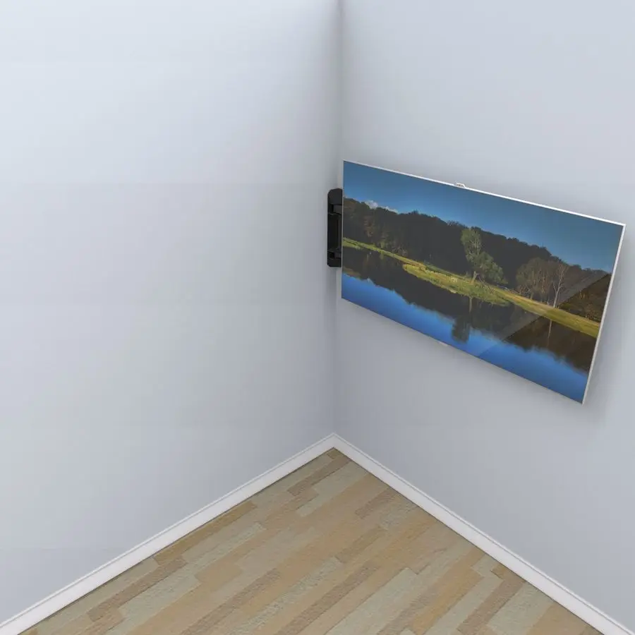 Supporto TV angolare telescopico FMC1 per TV da 40 pollici a 60 pollici Nero