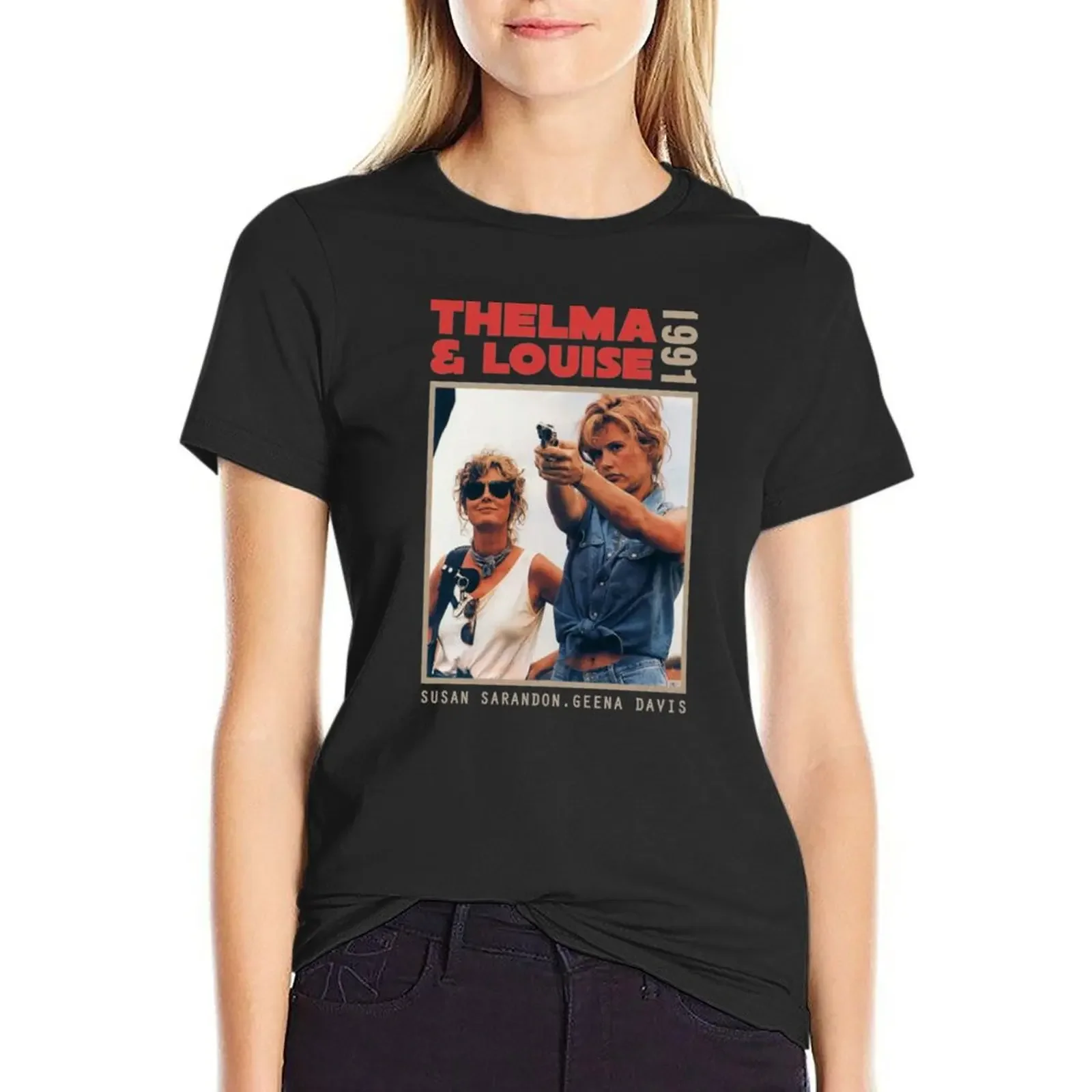 Thelma And Louise T-Shirt cute tops anime clothes tees vintage clothes t-shirt dress for Women long