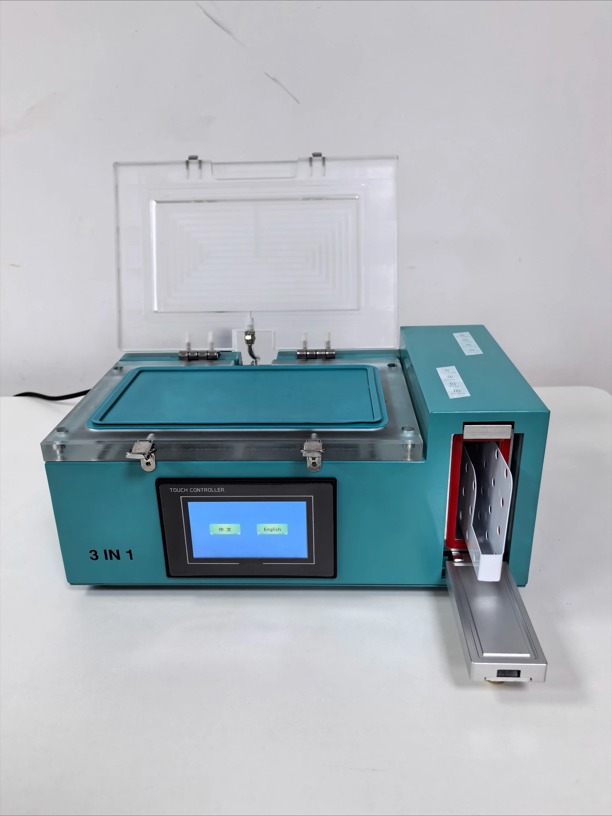 Three-in-one laminating machine, just connect the vacuum pump.