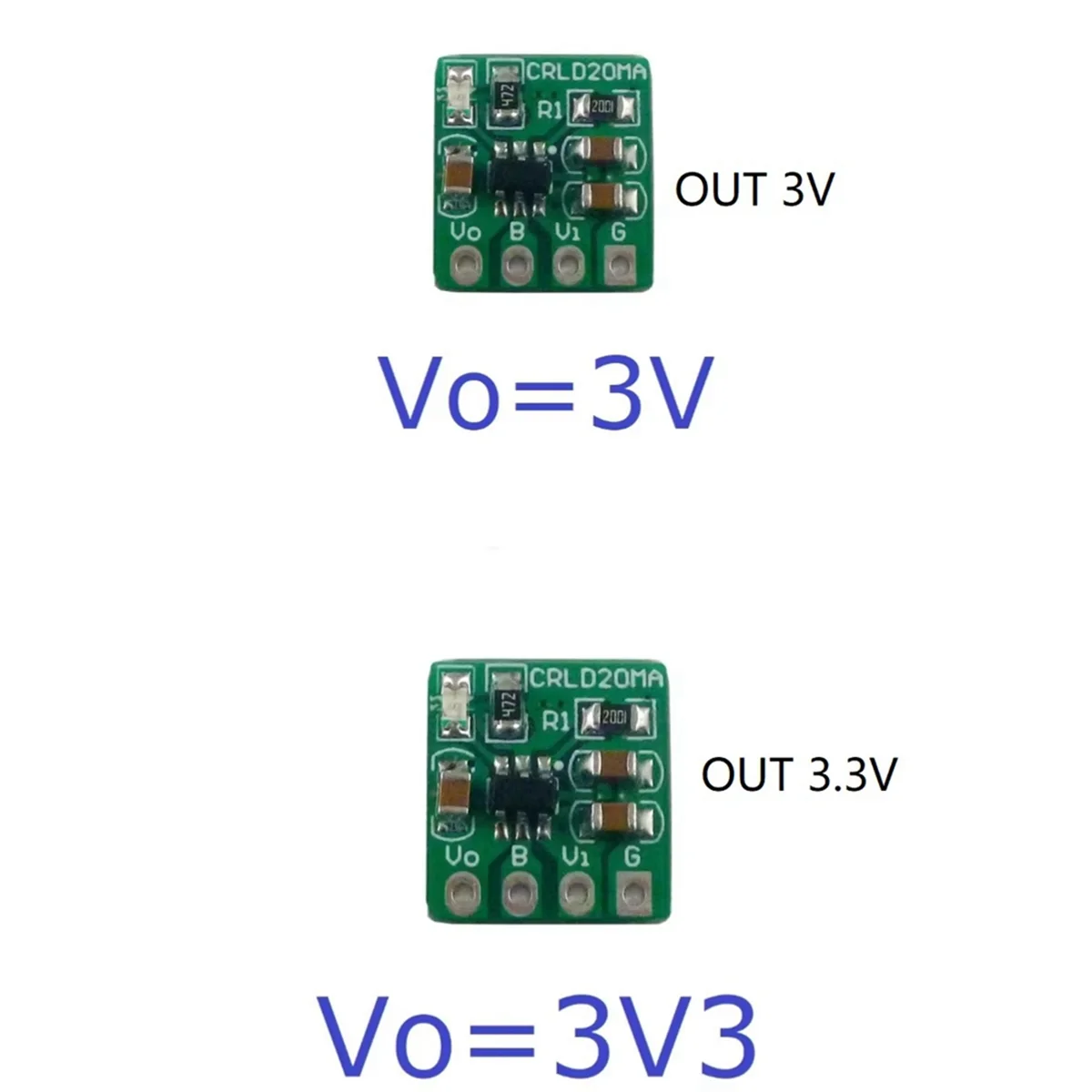 CRLD20MA Mini 2-in-1 3,7 V 3,8 V Li-Ion Li-polymeer batterijlader en 4,2 V naar 3 V Buck Dc Dc convertermodule