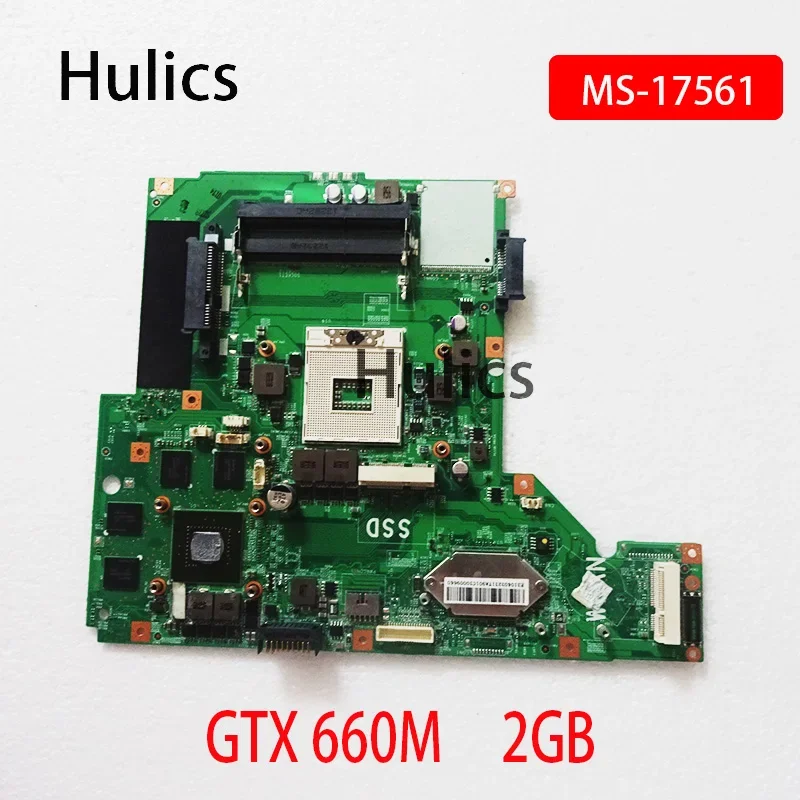 

Hulics используется для материнской платы ноутбука MSI GE70 1765 MS-17561 PGA989 N13E-GE-A2 GTX660M GTX 660M 2 ГБ основная плата