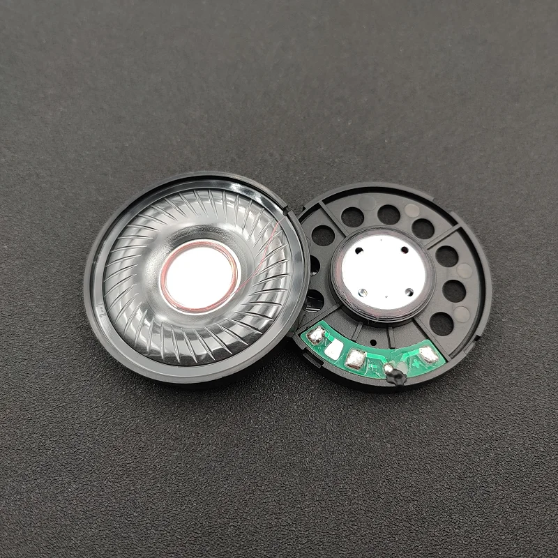 헤드폰 스피커 유닛 오디오 애호가 헤드셋 드라이버, 오버이어 이어폰 수리 부품, 좋은 품질의 베이스, 2 개, 53mm, 60ohm, 신상