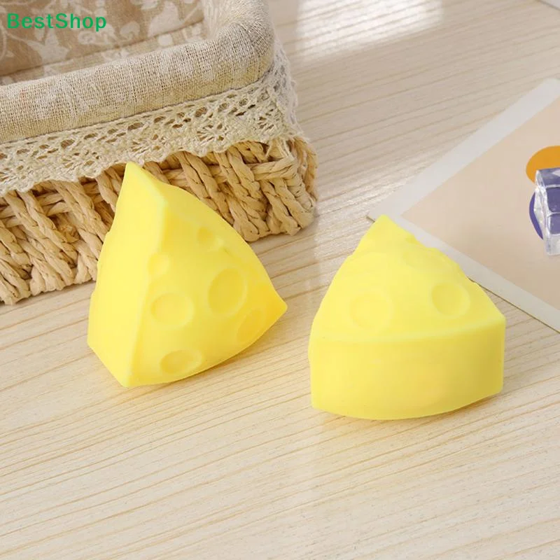 ★New Cheese Squishies Toy Slow Rising Stress Relief Fidget Toy For Adults Anti-Anxiety Gifts Funny Squeeze Slow Rebound Toy