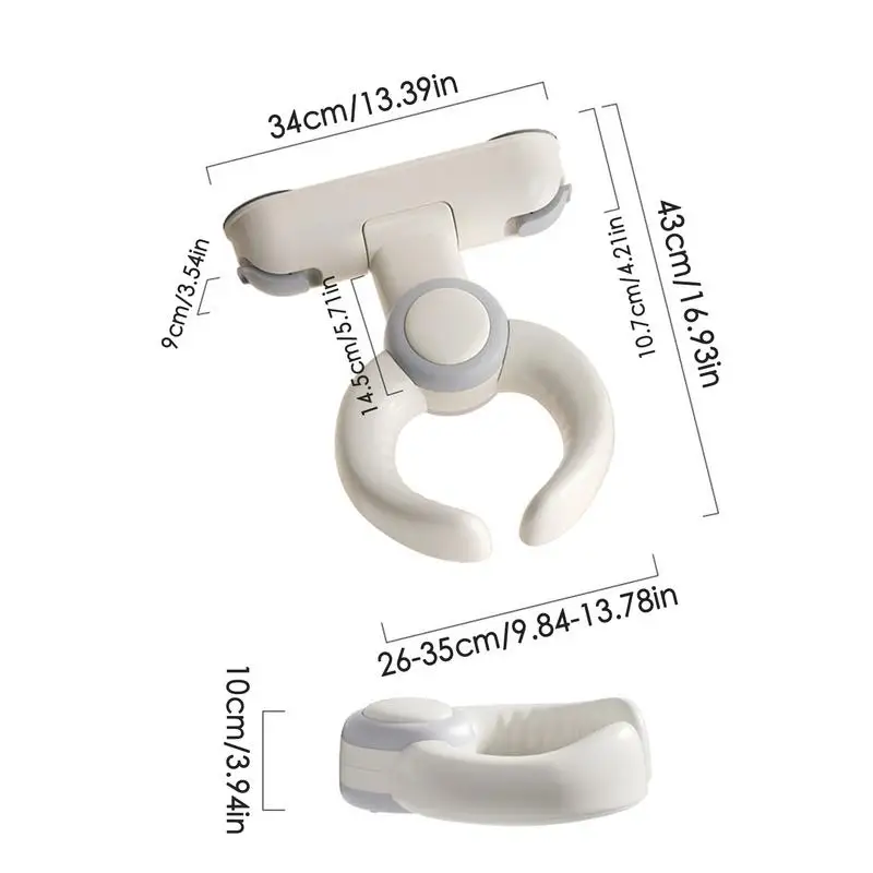 حامل استحمام للأطفال، حامل دش مثبت على الحائط للأطفال الصغار، ملحقات دعم حوض الاستحمام سهلة الإعداد لأصدقاء العائلة والأولاد والبنات