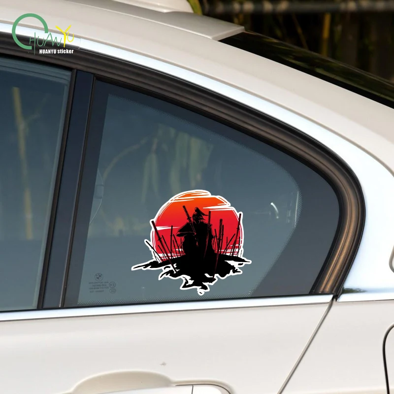 For Samurai Warrior Car Accessories Sticker Scratch-Proof Sunscreen Decor Camper Windows Graffiti Decal
