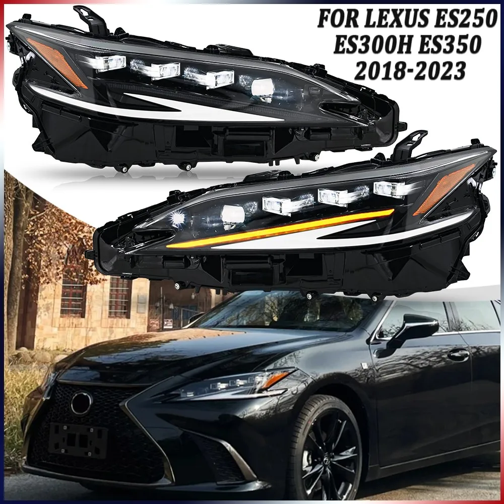 

1Pair LED Headlights Fit LEXUS ES250 ES300H ES350 2018-2023 DRL Front Head Lamps Assembly Headlamp Accessories