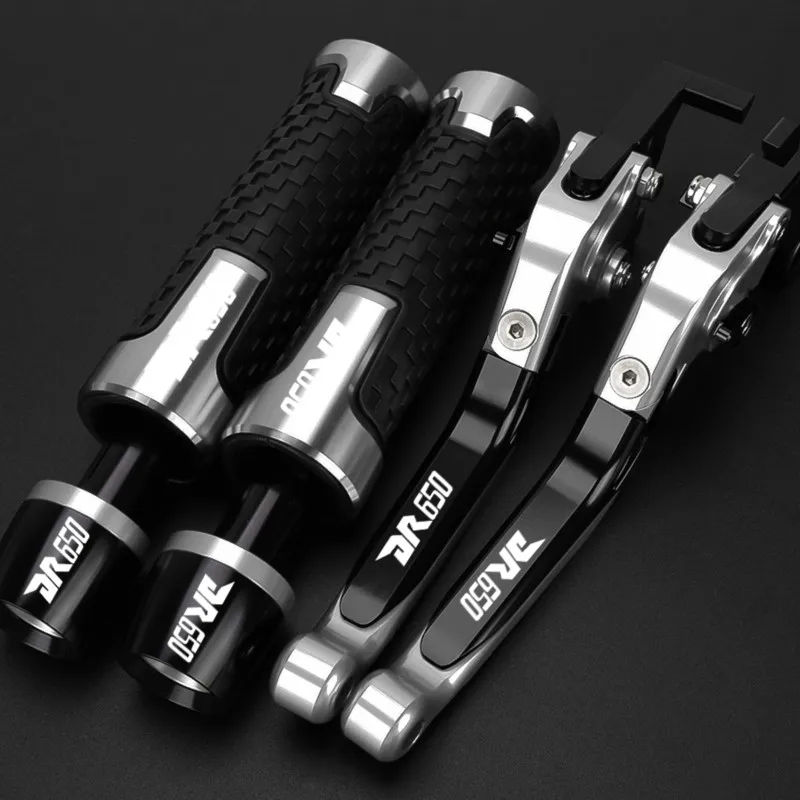 Motorcycle Aluminum Adjustable Brake Clutch Levers Handlebar Hand Gripss FOR Suzuki DR650 DR 650 1994-2010 1995 1996 1998 2008