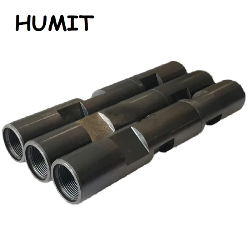 DTH Geological Exploration 42mm 57mm Coupling Pipe Joints API Taper Thread Rod Connectors Spiral Drill Rod Adaptor