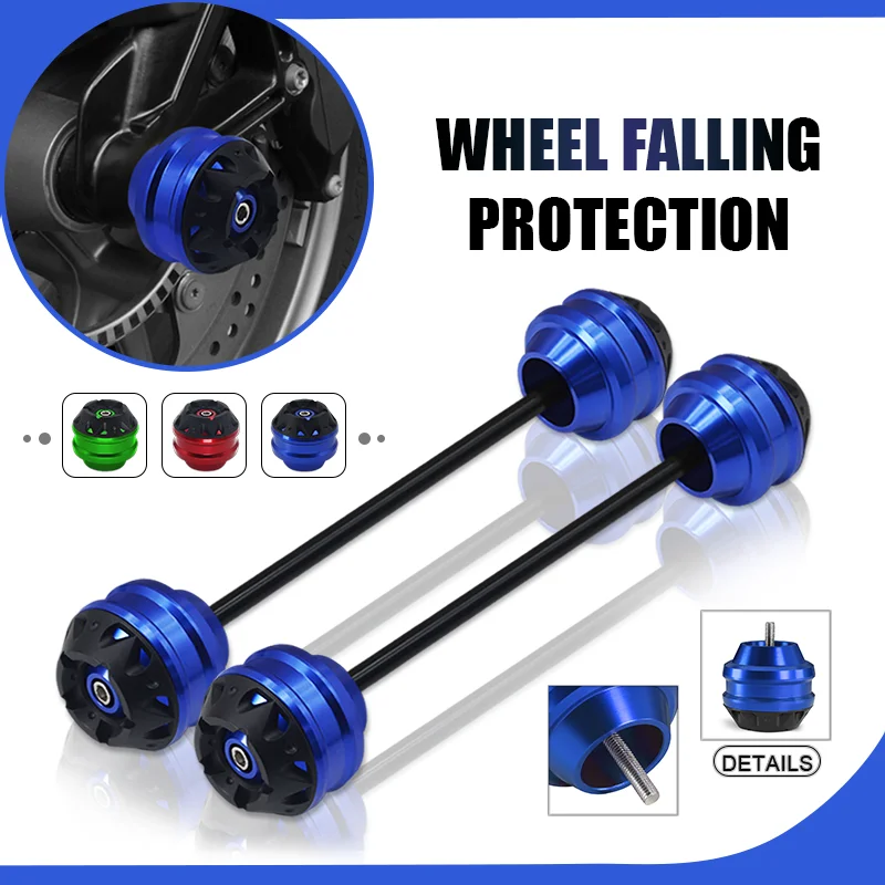 

New R3 R25 Motorcycle Accessories For YZF-R3 YZF-R25 2015-2024 CNC Front Rear Axle Fork Wheel Crash Sliders Protector Pad r3 r25