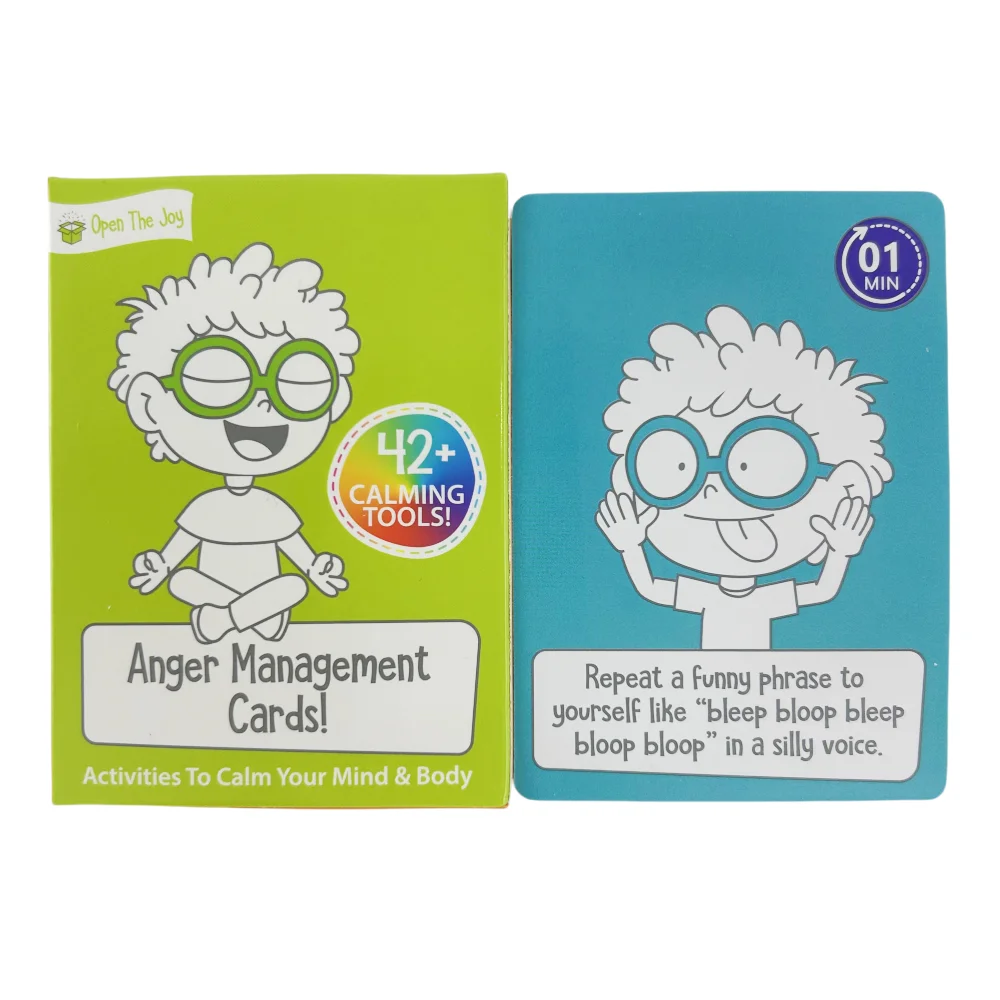 Anger Management Cards Board Game Deck Control Emotions And A Fun Family Gathering Travel Game