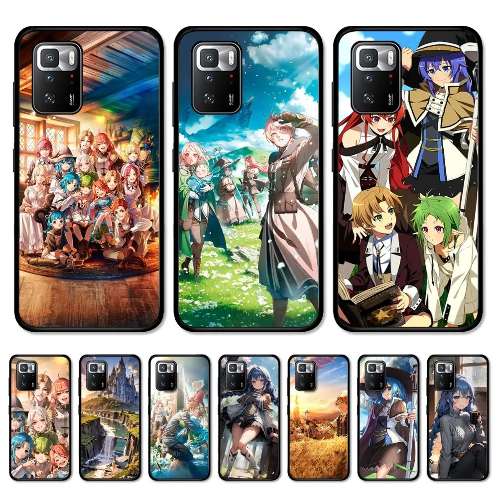 Fantasy Novel M-Mushoku T-Tensei Phone Case For Redmi Note 4 X 5 A 6 7 8 T 9 9S 10 11 11S 11Epro Poco M3 Pro