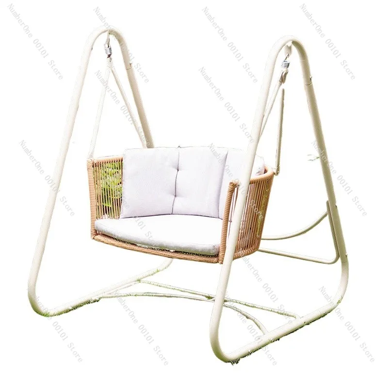 Purple Leaf Ville Hanging Basket, Indoor Swing, Balcony Rocking Chair, Living Room Hanging Chair, Trendy Bedroom Cradle Chair