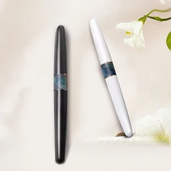 RIIMOO 518 Metal Fountain pen EF F nib Minimalist black white color high-end business gift pen school office writing supplies