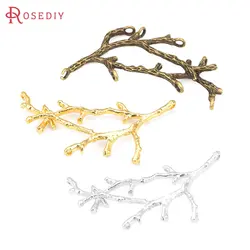 10PCS Gold Color Zinc Alloy Tree Branch Connector Charms High Quality Diy Jewelry Making Necklace Earrings Accessories for Women