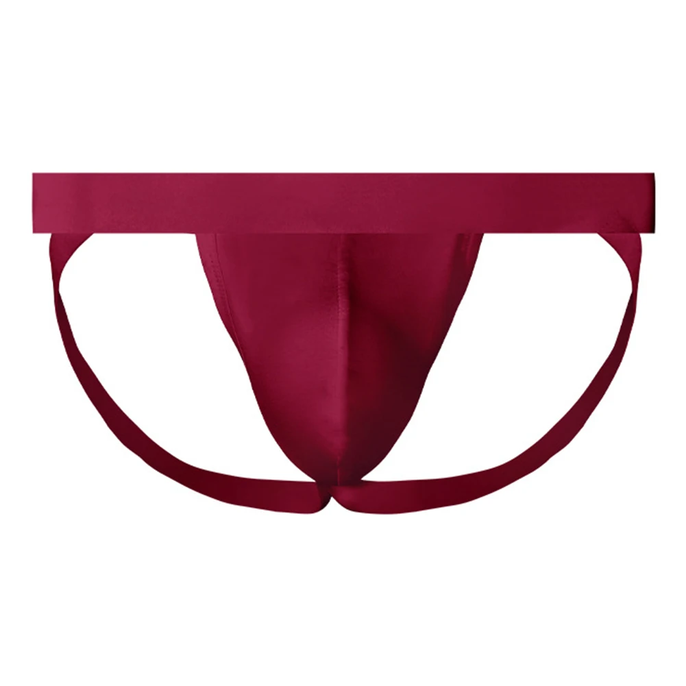 

Solid Color Men's Underpants Fashion Thong Underpants Breathable Low Waist 95 Fiber Material Breathable Fabric Underpants