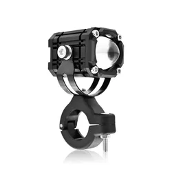 1Pcs Motorcycle Headlight Auxiliary LED Fog Light Explorers Offroad Angel Eyes Light Spotlights Light Portable Driving