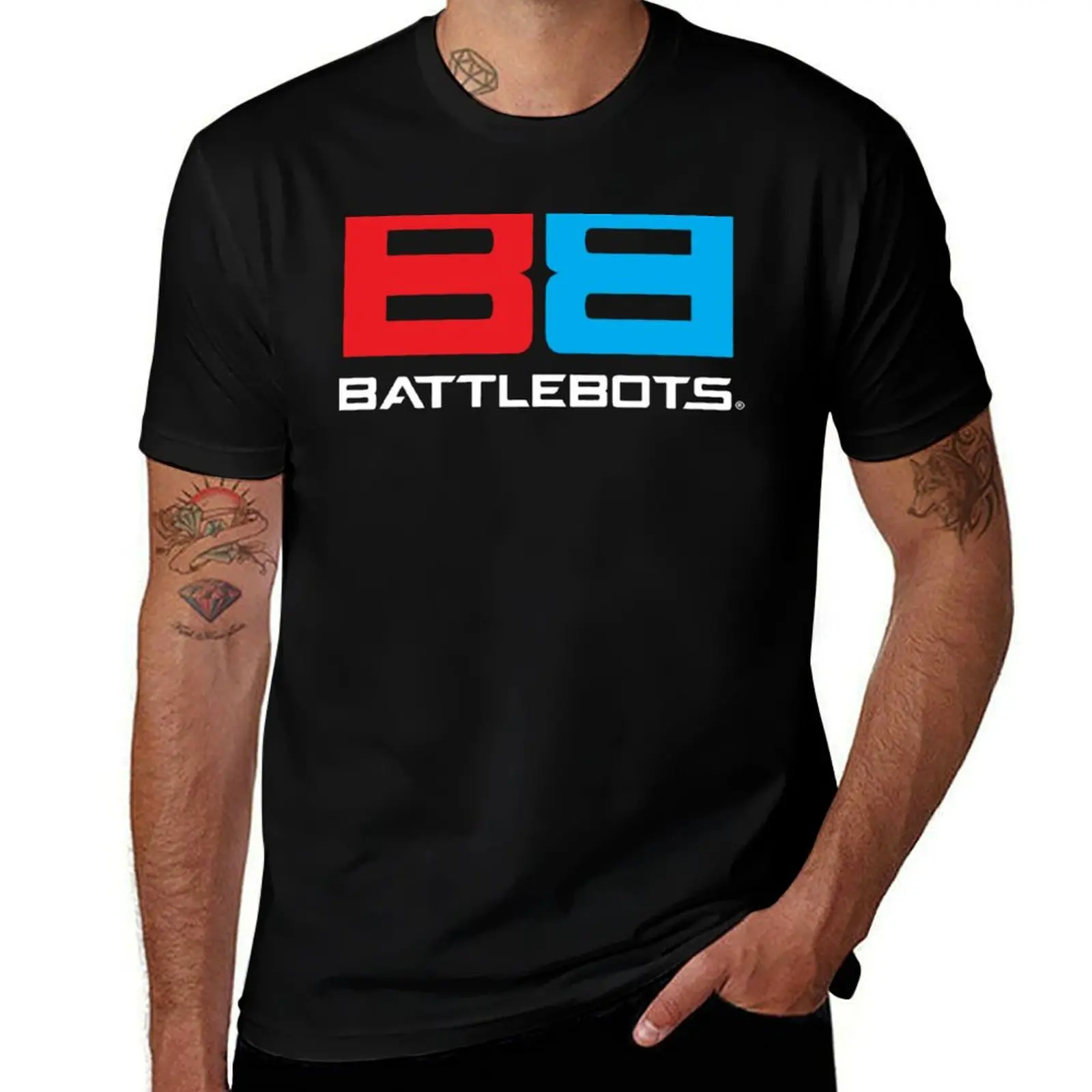 

Battlebots Merch Logo T-Shirt Non-Shrink Basic Cotton T-Shirt