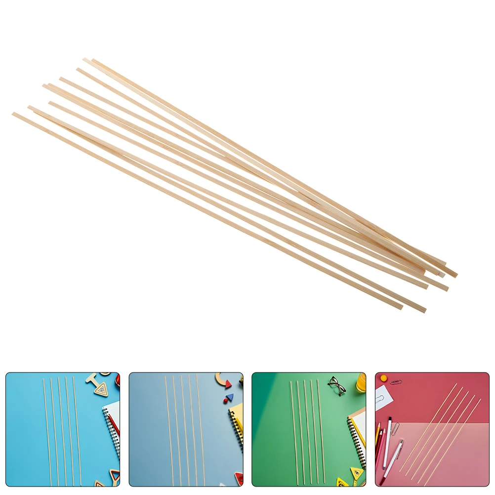 20Pcs Childrens Kite Materials Kit Bamboo Dowels Strong Support Projects Creativity Imagination