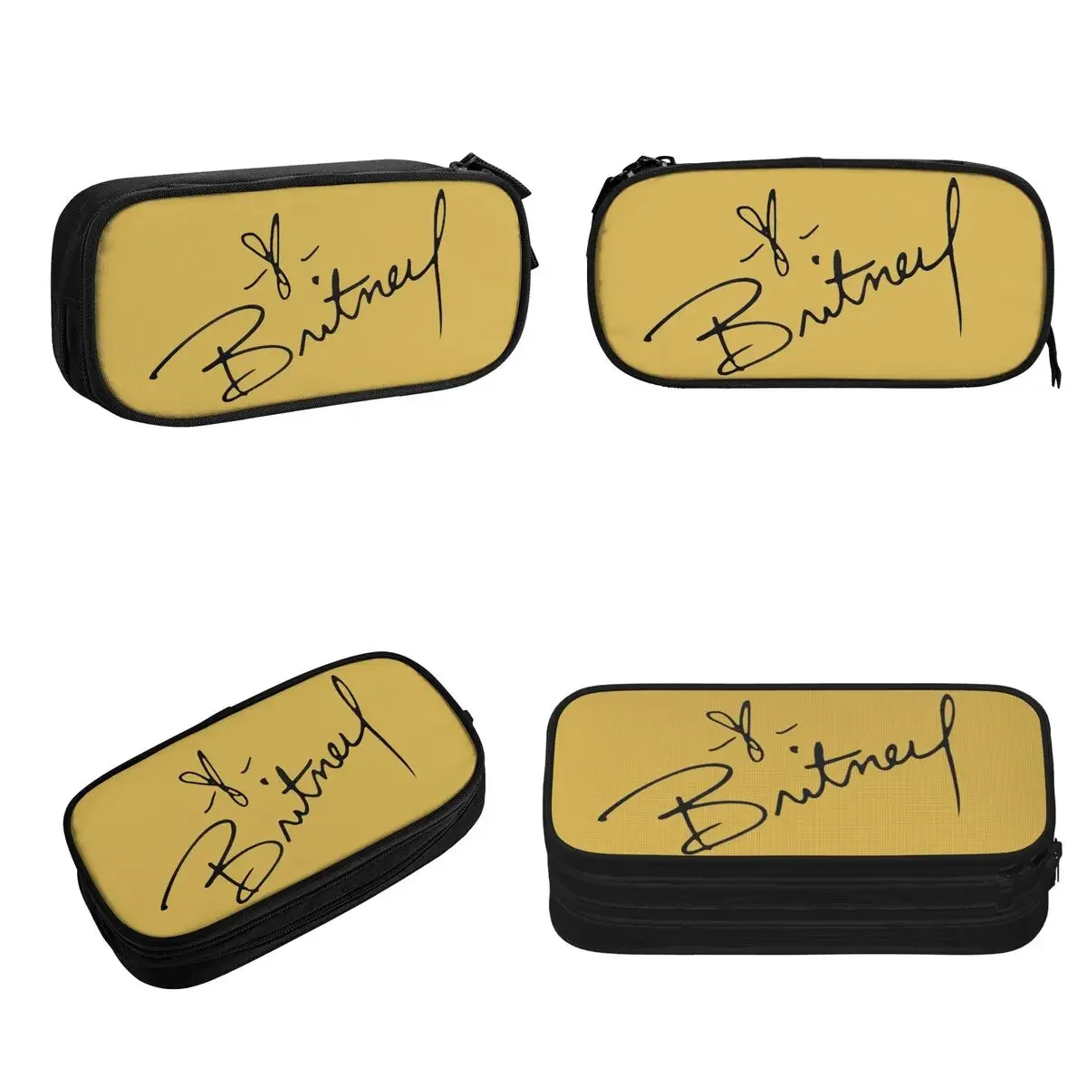 

Britney Spears SIGNATURE Pencil Cases for Student School Pen Box Pencil Bag Large Capacity Pencil Pouch Pen Holder