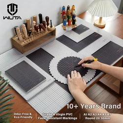 WUTA New Fabric Cutting Mat, Leather Cutting Board A1 A2 A3 A4 A5 Professional Self Healing Quality Double-Sided  Craft Tool Set