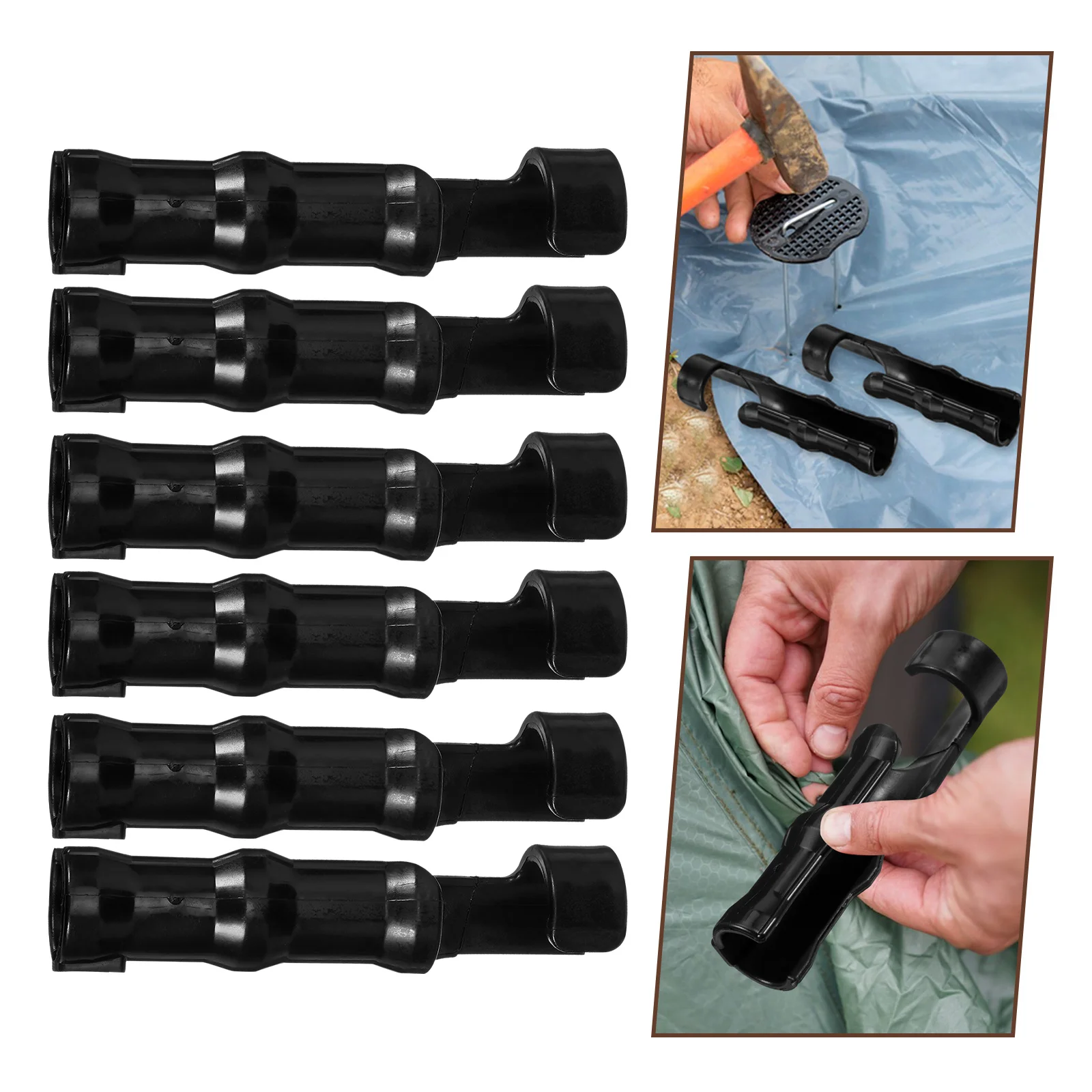 

30Pcs Greenhouse Fixing Clip Plastic Windproof Clips for Garden Film Thermal Clamp Greenhouse Clips Plastic Fixing Clamps
