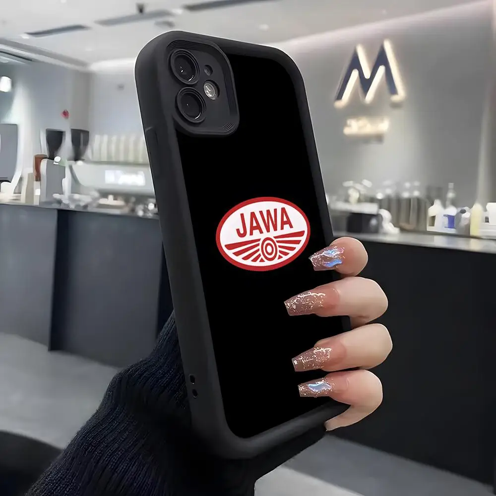 Чехол для телефона J-Jawa Motorcycle iPhone Air 17 Pro Max 16 E 15 14 13 12 11 Mini Plus мягкий силиконовый черный чехол