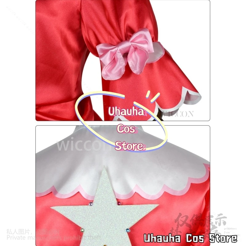 Project Sekai 3rd Anniversary Wonderlands×Showtime Mikuuu ชุดสีแดง Lolita วิกผมสีเขียวสําหรับสาวคริสต์มาสฮาโลวีนที่กําหนดเอง