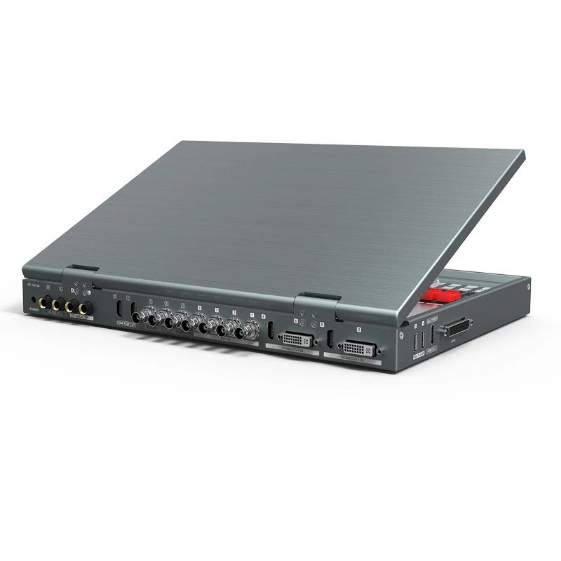 Portable 6 Channel Multi-format Video Switcher SDI HDMI Video Mixer with 1080p Record