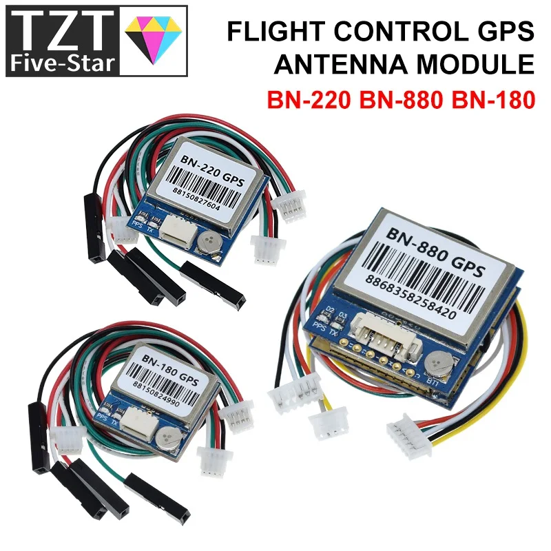 BN220 BN180 BN-880 3.0V-5.0V TTL level GNSS Module GPS For GLONASS Dual GPS Module Antenna Built in FLASH BN-220 BN880