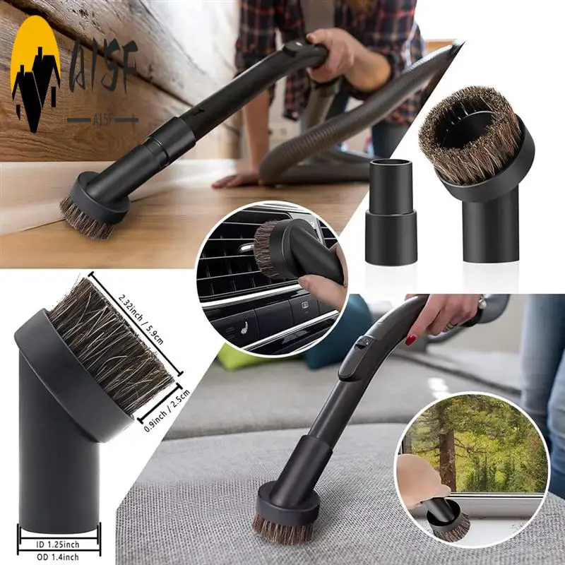 

A15F-13PCS Универсальный комплект вакуумных насадок для влажной и сухой пластики, адаптер для вакуумного шланга 1-1/4 дюйма, пылесосы с щеткой для волос