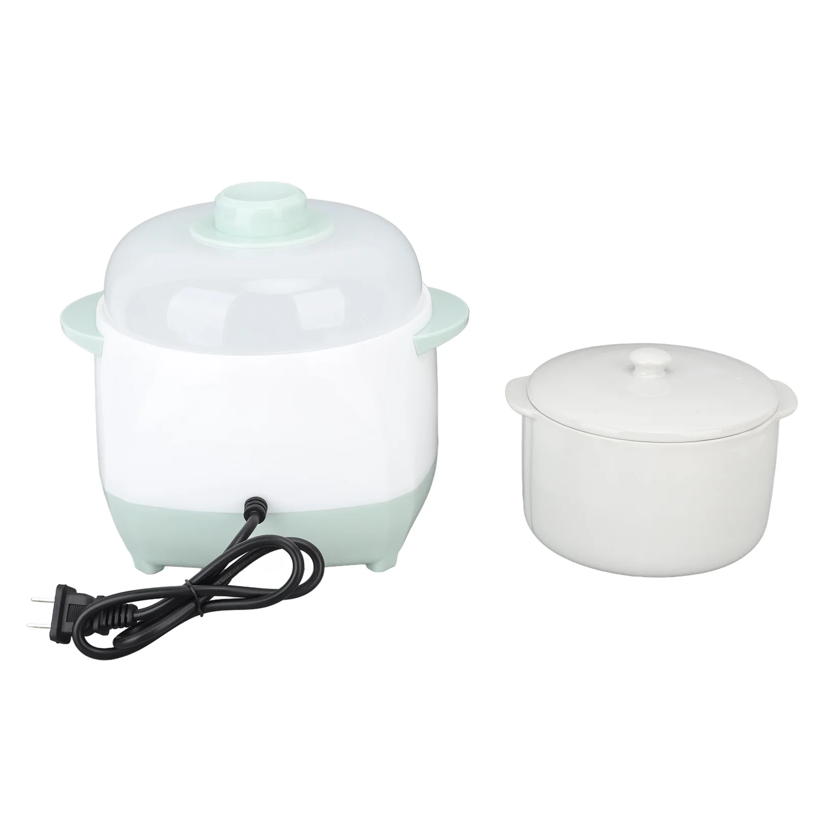 

1L Ceramic Electric Slow Cooker Multifunctional Food Steamer BirdNest Soup Stew Tonic Baby Supplement Warmer for Pregnant Women