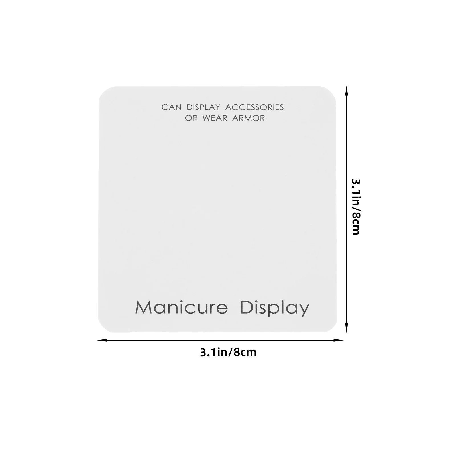 40 قطعة بطاقات تخزين الأظافر للضغط على الأظافر سميكة مانيكير عرض المنظم وهمية مسمار عرض مجلس مانيكير العرض #3