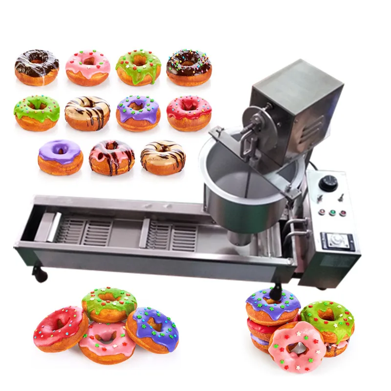 صانعة الدونات سهلة التشغيل / آلة دونات صغيرة بقدرة 3000 وات / T-101 لصنع الدونات التجارية T-101