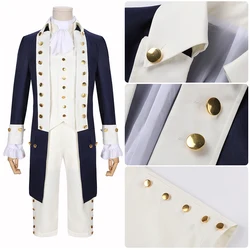 Musical Rock Opera Hamilton Alexander Victorian Cosplay Costume Medieval Halloween Outfits Carnival Unisex Uniform Suit