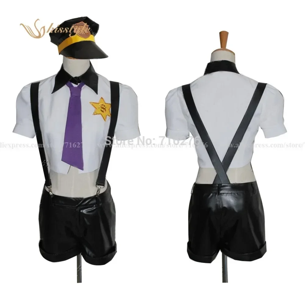 

Anime Anime Panty & Stocking with Gaterbelt policeman Police Cloth Uniform Cosplay Costume,Any Size (No Wing)