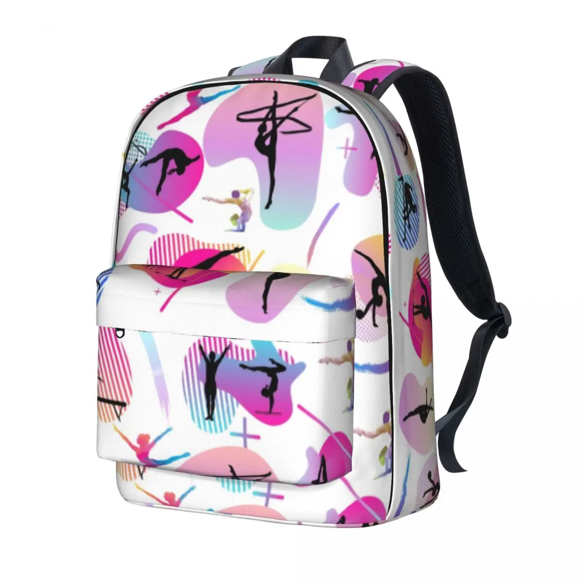 Gymnastics Print Backpack Sport Funny Trekking Backpacks Xmas Gift Youth Colorful Breathable School Bags Funny Rucksack