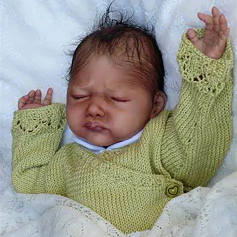 18Inch Reborn Doll Kit Leonor Newborn Baby Size Soft Touch DIY Blank Doll  Accessory Parts